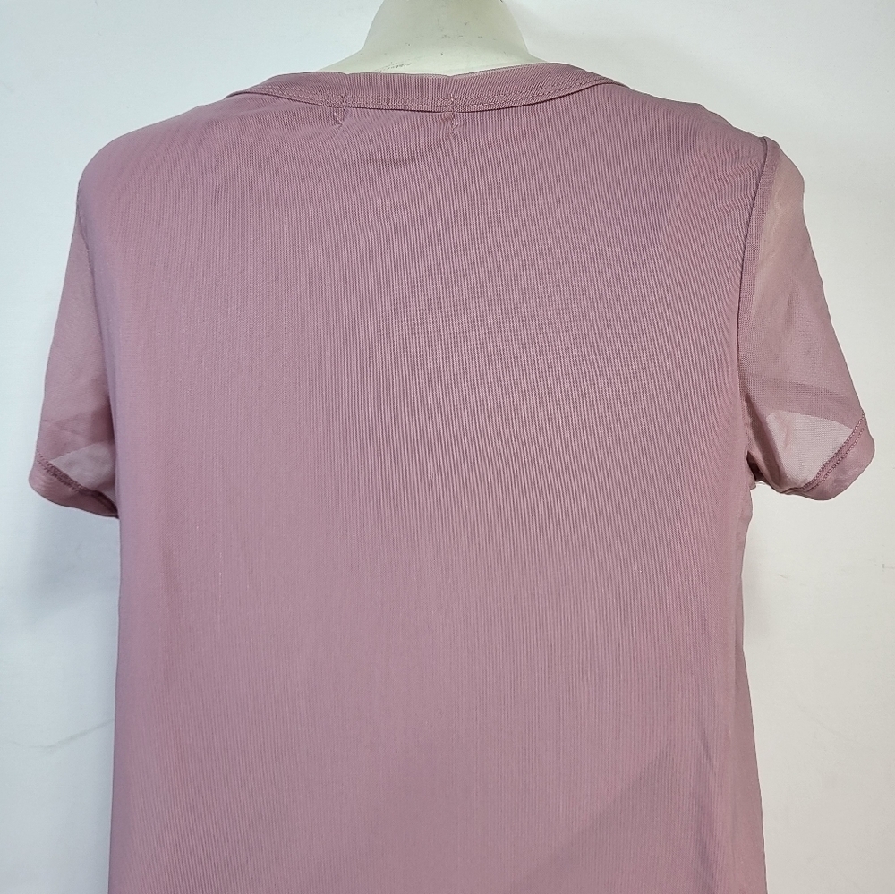 No Comment Pink Short Sleeve Ruffle Dress - Picture 5 of 9